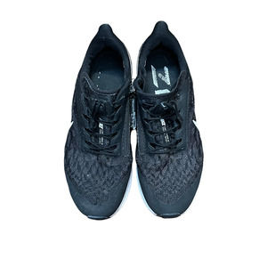 Nike Mens Air Zoom Pegasus 36 Running Shoes Size 7.5 Black Gray White Side Zip
